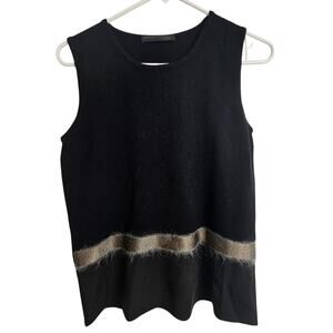 Fabiana Filippi Cashmere Wool Silk Sweater Quiet Luxury Classic Old Money Sz XXS